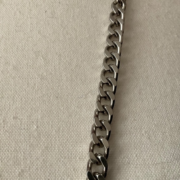 Replacement Silver Metal Chain Crossbody Shoulder Bag Strap NEW - Picture 3 of 10